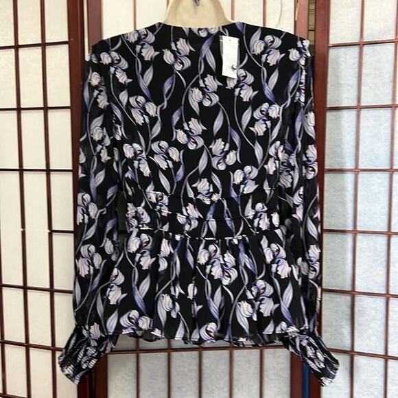 WHITE HOUSE BLACK MARKET IRIS BLOUSE SIZE‎ XS - Picture 2 of 9